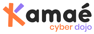 Logo de Kamaé, la plateforme de sensibilisation à la cybersécurité offrant une approche gamifiée pour lutter contre le phishing, respecter le RGPD, sécuriser le télétravail et sensibiliser les collaborateurs.